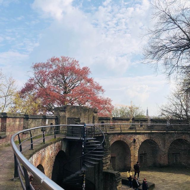 荷蘭🇳🇱萊頓🖼️🏰城堡美景Burcht van Leiden（勒頓城堡）