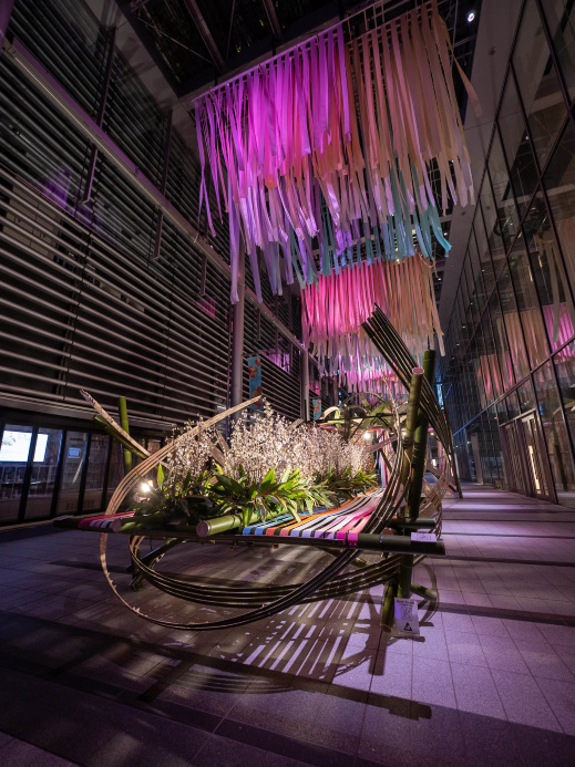 祝開業1周年！🎉】東京ミッドタウン八重洲のフラワーアートが美し