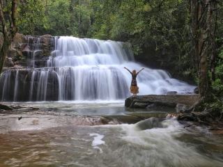 Shall we go to the waterfall? : Pang Sida Waterfall in Sa Kaeo Province.