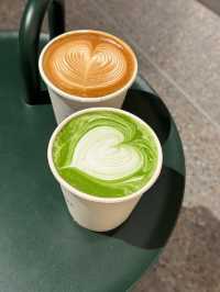 Here Kyoto ร้านกาแฟลาเต้อาร์ตย่านซันเนซากะ