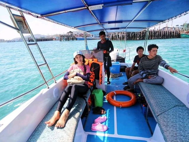 ดำน้ำ ดูปลานีโม่ @เกาะจาน แสมสาร จ.ชลบุรี