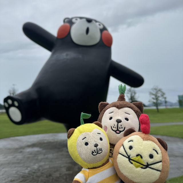 熊本熊八代港郵輪碼頭尋找海量部長🥰