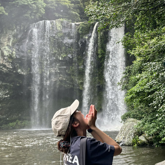 제주여행🏝️ 한여름 무더위를 날려줄 천지연 폭포💦