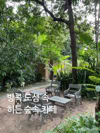 방콕 도심 속 히든 숲속 카페🌴
