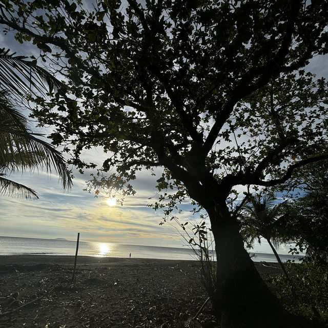 Sunset view at Aguila, Sebaste, Antique