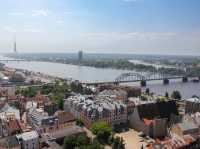 Riga from Above: A Stunning 360-Degree Cityscape