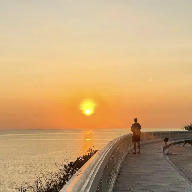 일출 전망대, 멋진 전망, 후아힌 바다를 한눈에 볼 수 있는 곳.