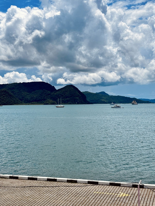 "Stunning Seaside Views at Maha Tower Langkawi with Starbucks"