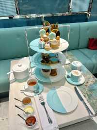 Luxury afternoon tea at Tiffany🩵