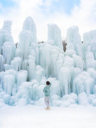 한국의 겨울왕국 청양알프스마을🤍❄️
