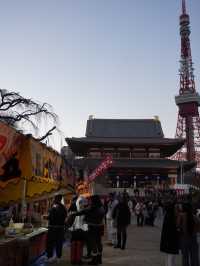 📍 東京跨年夜｜增上寺遇見最美鐵塔