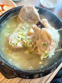 【済州島】珍しい✨済州名物緑茶の参鶏湯✨