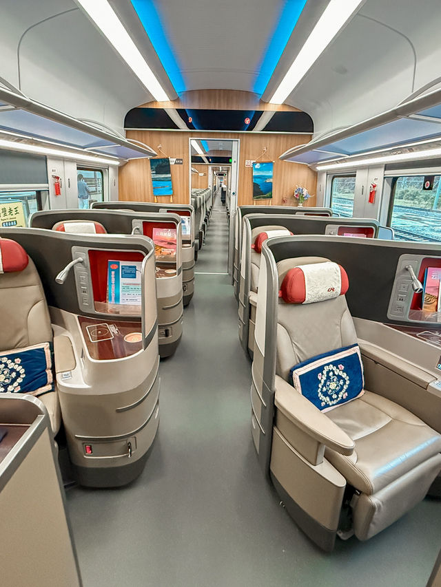 รีวิวการนั่งรถไฟความเร็วสูงจีน ชั้นธุรกิจ 🇨🇳