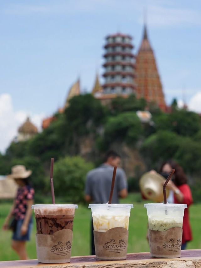 ชมวิววัดถ้ำเสือ ใกล้ชิดทุ่งนาที่รักษ์คันนา