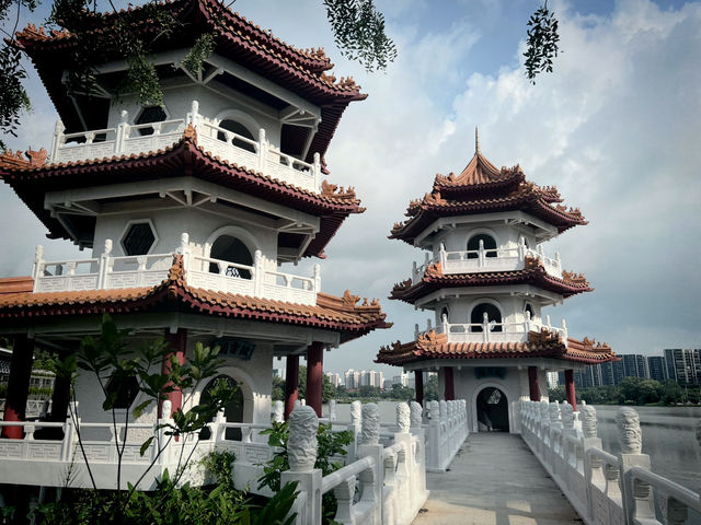 Tranquility Garden amidst Community Lake