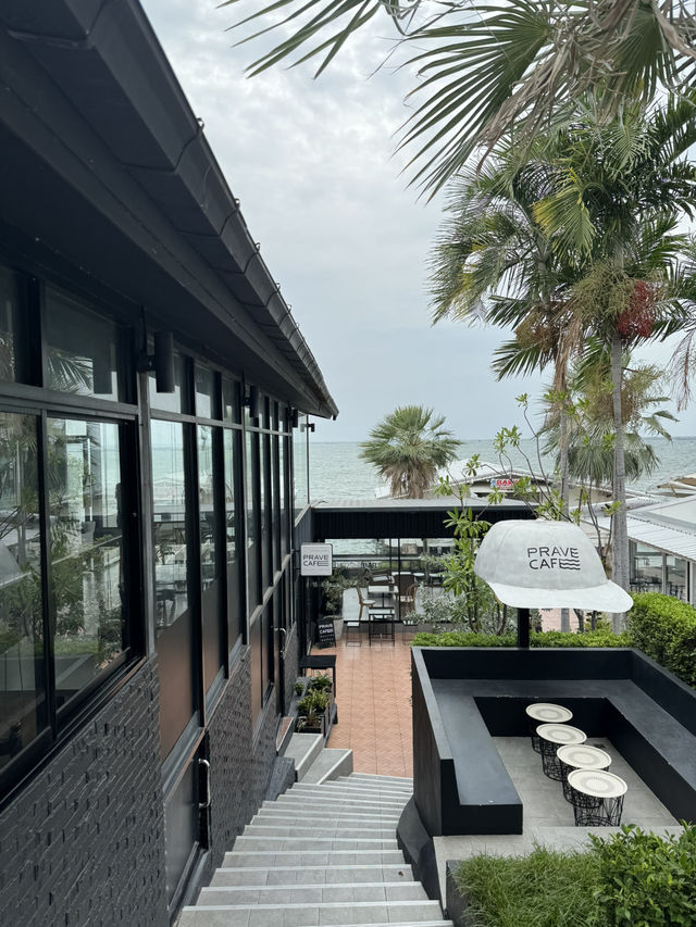 PRAVE CAFE ร้านกาแฟบรรยากาศชิล ติดทะเล🌊