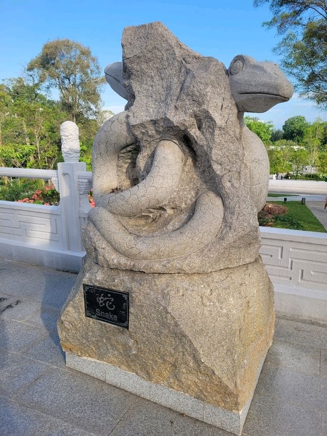 Meeting the Zodiac at Chinese Garden