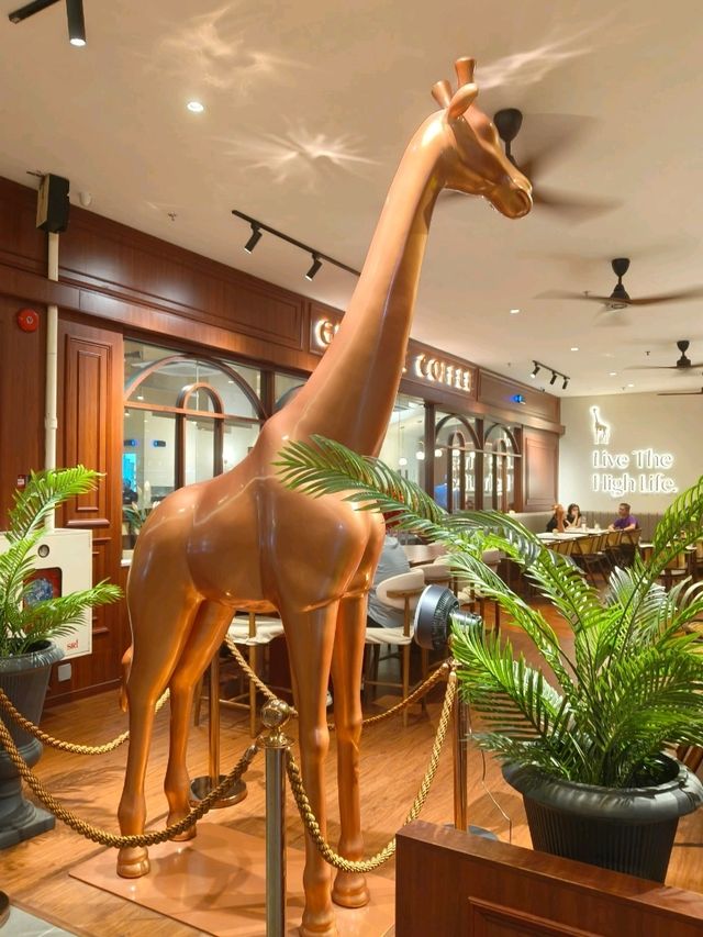 Sweet Break in a Giraffe-Themed Cafe