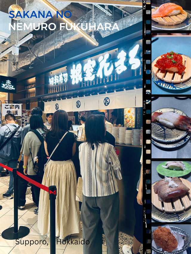 Conveyor Belt Sushi in Susukino 🇯🇵