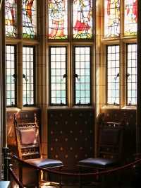 It's great to step back in time in this castle, Getting up to the top of the tower was challenging