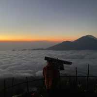 Mount Batur Chasing the First Light