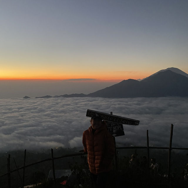 Mount Batur Chasing the First Light