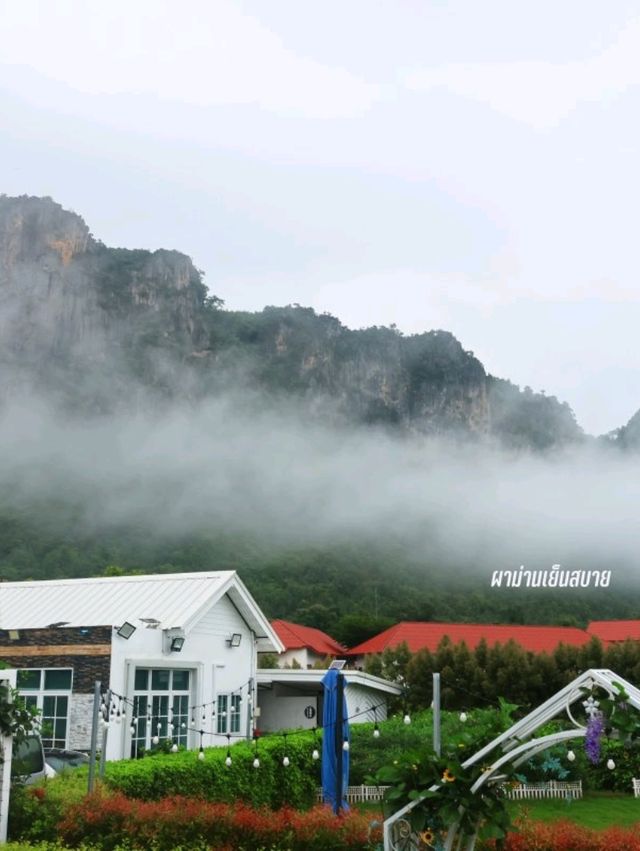 ผาม่านเย็นสบาย ที่พักวิวภูผาม่าน