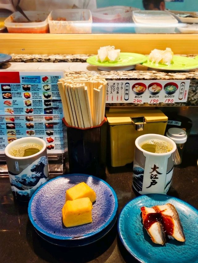 鄰近御徒町站 | 中午用餐車水馬龍的大江戶旋轉壽司🍣