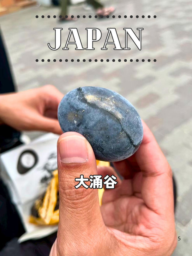 【神奈川】🥚大涌谷くろたまご館──1つで寿命が7年延びる？！