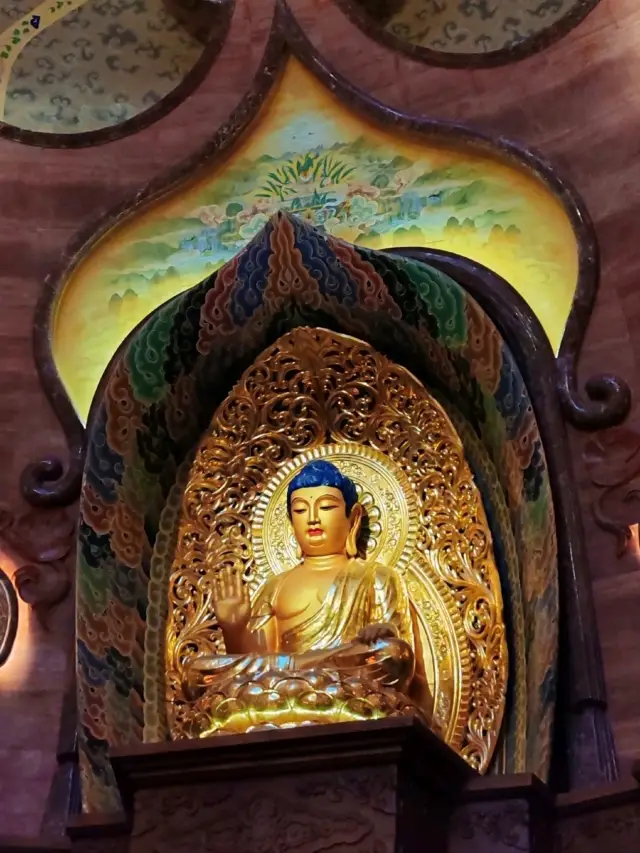 Prayer Spot Under the Golden Buddha