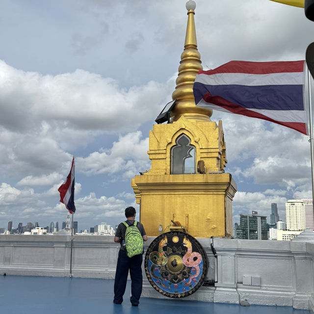 曼谷∣ 金山寺∣ 俯瞰全景的黃金聖山 