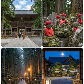 วัดเก่าแก่พันปีที่ดูเหมือนเวลาจะหยุดนิ่ง: ใบเมเปิลสีแดงและการทำสมาธิที่โคยะซัง