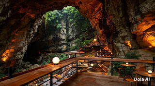 🌌 Qiongdao Tiankeng Cafe — Dolpit Coffee 🌌