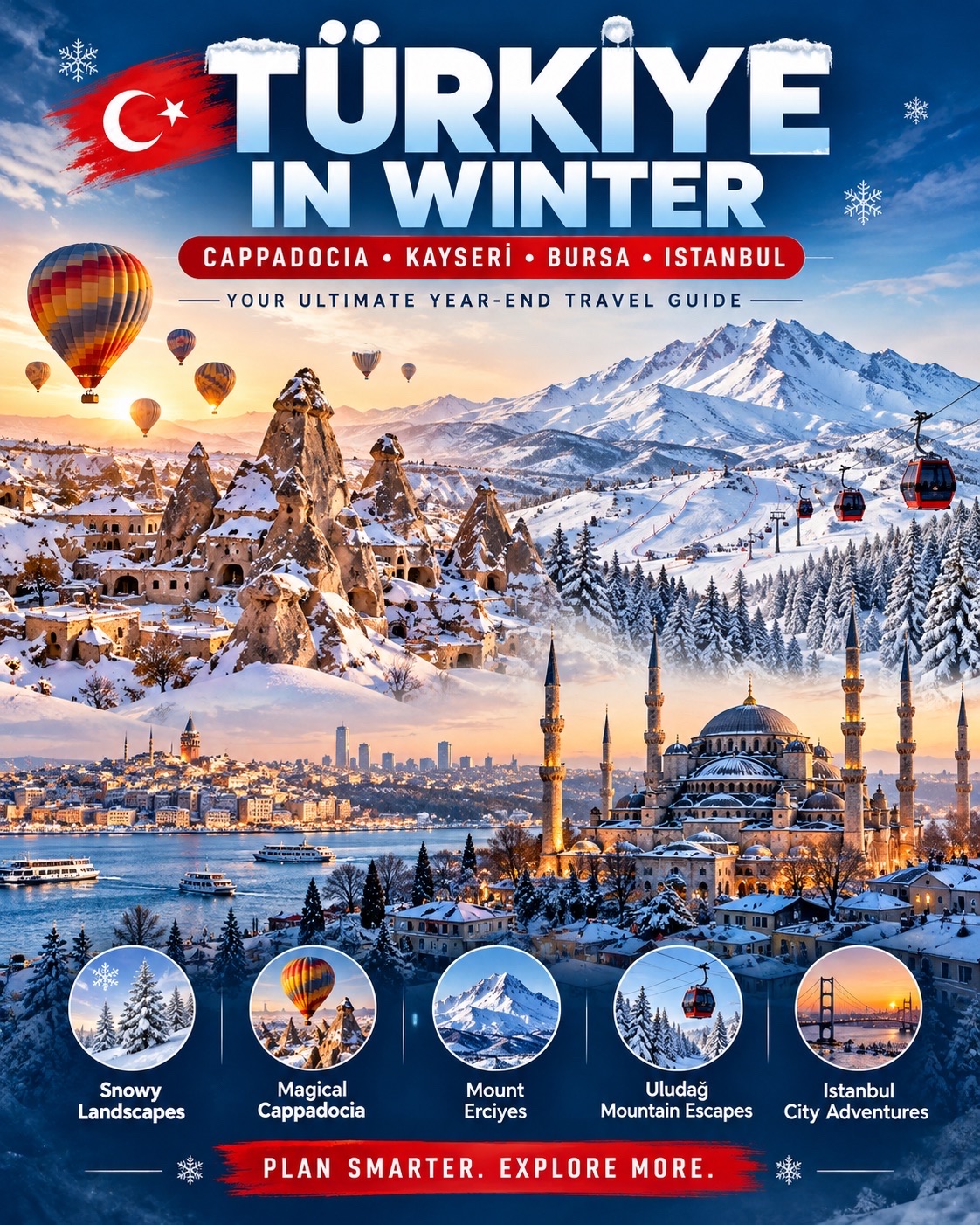🇹🇷❄️ Türkiye in Winter: The Ultimate Year-End Bucket List! 🇹🇷