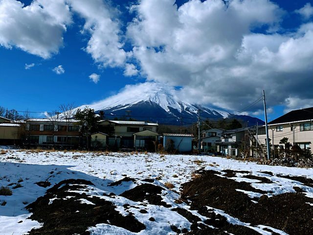 🗻 Winter Calm at Mount Fuji ❄️