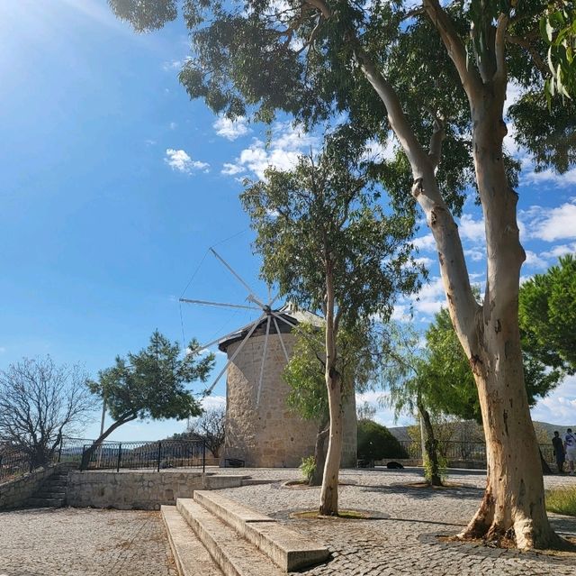 🔥 "Where the Wind Meets Magic – Alaçatı Windmills 🌬️💫" 🔥