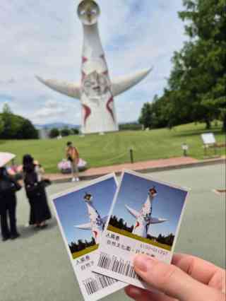 Expo '70 Commemorative Park Cherry Blossom Light Show Brilliantly