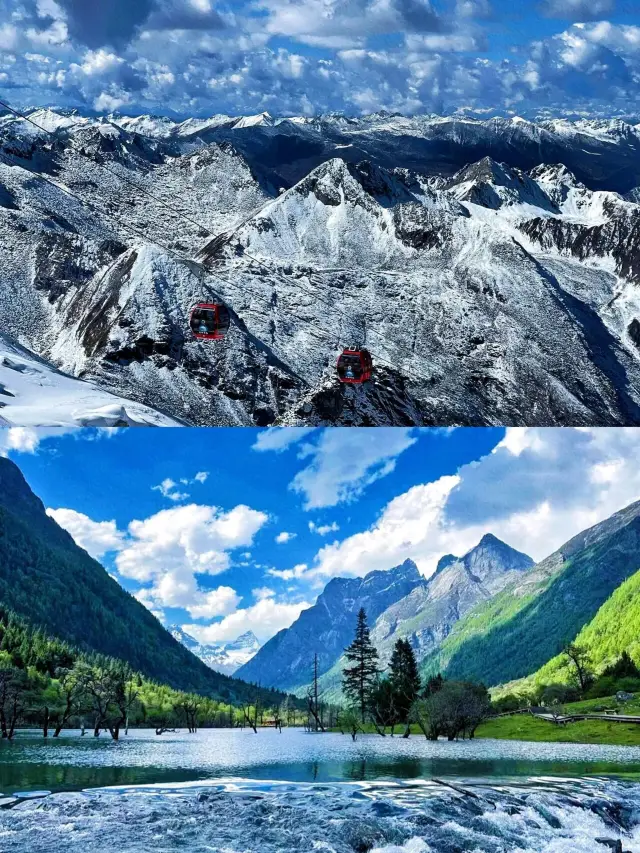 如果夏天想要欣賞雪山，那麼令人神往的一定是川西