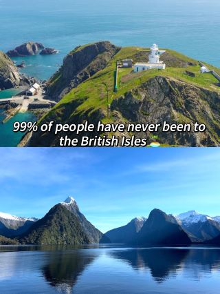 99% of people have never been to the British Isles 🏝