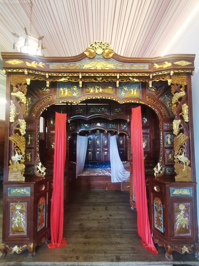馬嵬驛民俗坊之展示館：南床北炕