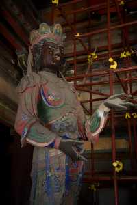 獨樂寺泥塑。