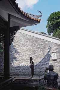 廣州鬧市裡免費小眾嶺南園林，藝術氛圍濃厚。