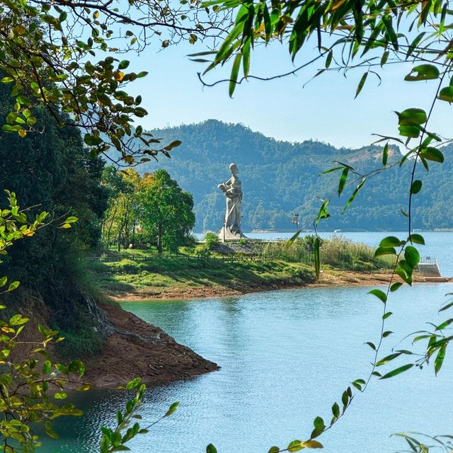 湖南株洲酒仙湖景區。