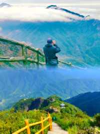 金子山的春寒料峭，遇見不一樣的雲海仙境