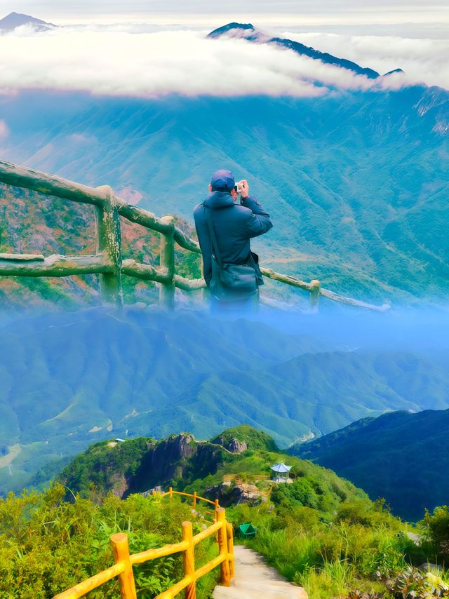 金子山的春寒料峭，遇見不一樣的雲海仙境