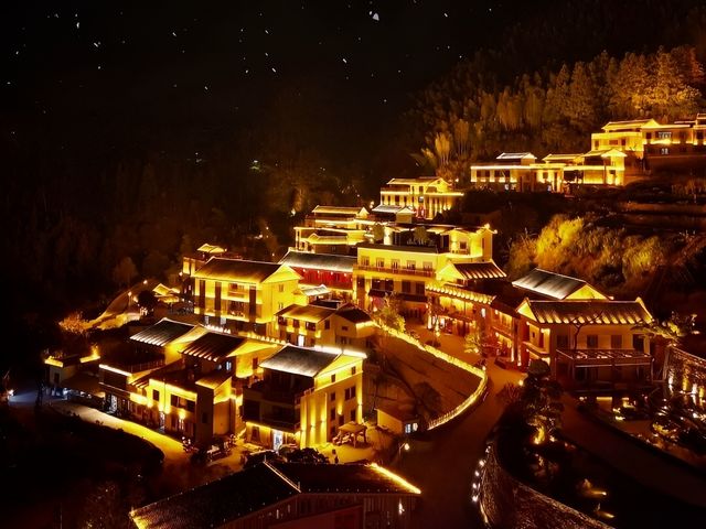 在廣東一處竹海秘境的世外桃源。