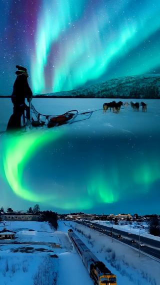 The Arctic aurora's icy kiss: In Mohe, life becomes a poem of ice and fire