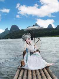 去桂林旅遊秒變一個小仙女，山水景色真係甲天下