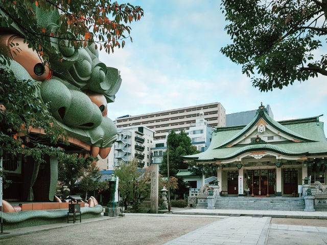 大阪難波必訪秘境！八坂神社祈福納涼兩相宜】**  