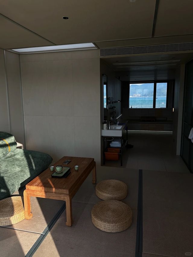 深圳看得見山的私湯海景房